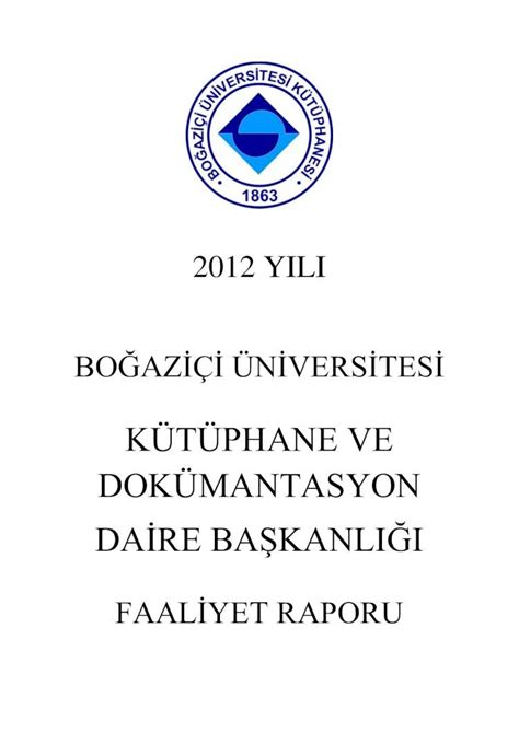 Pdf K T Phane Ve Dok Mantasyon Da Re Ba Kanli I Pdf Filec