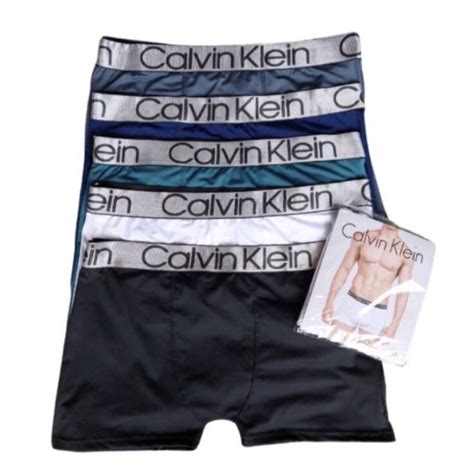 Kit 5 Cueca Box Boxer Calvin Masculino Lisa Cuecas Microfibra Adulto