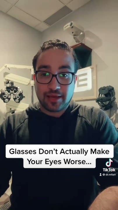 Do Glasses Make Your Eyes Worse Shorts Youtube