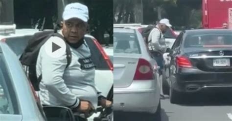 Video Asalto A Automovilista En Perif Rico Sur Aprovechan Salida De