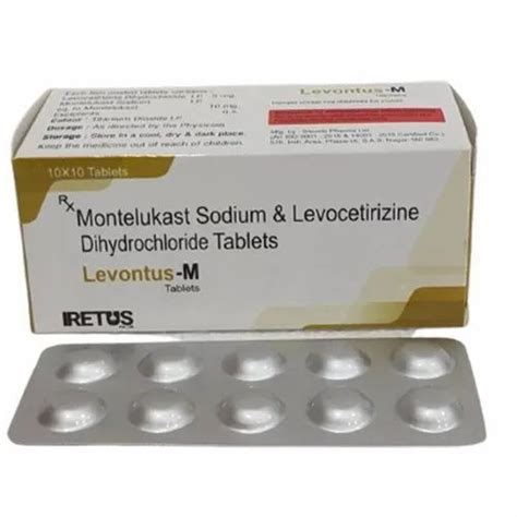 Levontus M Montelukast Sodium Levocetirizine Dihydrochloride Tablet