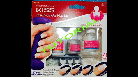 Kiss Brush On Gel Nail Kit Tutorial Uñas De Gel En Nuestra Propia Casa Youtube