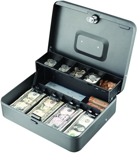 Caja Para Dinero Cajon Guarda Billetes Y Monedas Steelmaster Env O Gratis