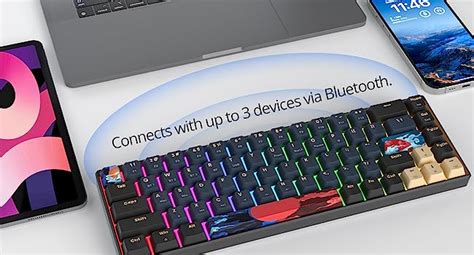 Amazon Surmen GT68 65 Mechanical Gaming Keyboard 60 Percent RGB Hot Swappable 68 Key