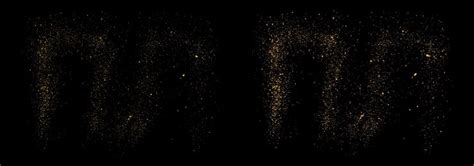 Premium Vector Isolated Gold Glitter Texture Stardust Illustration