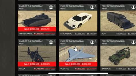 GTA 5 WEEKLY DISCOUNTS LOTS OF WARSTOCK DISCOUNTS AND HANGERS ON SALE