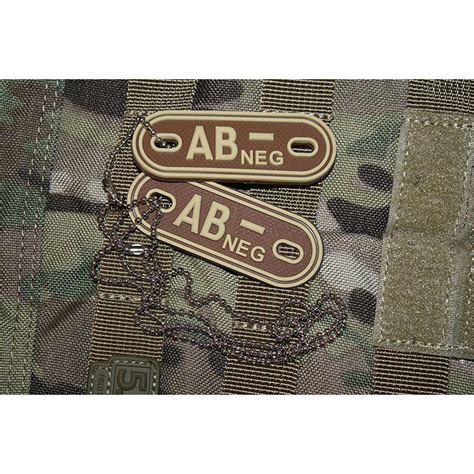 Patch AB Tour De Cou 70 X 25 Mm Gomme 3D Tan OUT TAC