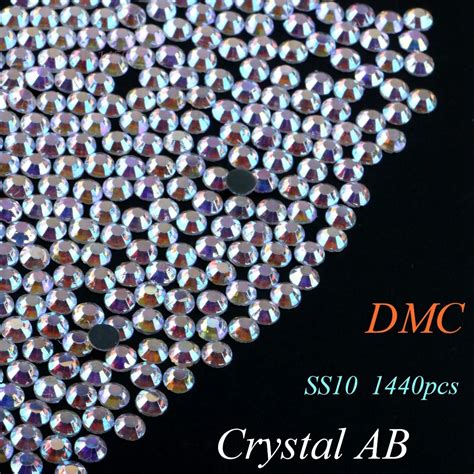 Ss Crystal Ab Dmc Hotfix Rhinestone Glass Crystals Stones Hot Fix