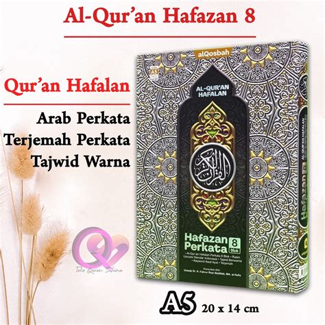 Jual Al Quran Hafalan Sedang A5 Hafazan 8 Blok Warna Terjemah Perkata