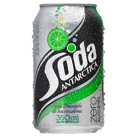 Refrigerante Soda Limonada Antarctica Diet Lata 350ml Coopsp