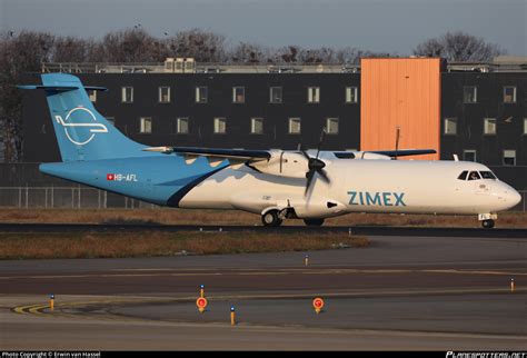 HB AFL Zimex Aviation ATR 72 202 F Photo By Erwin Van Hassel ID