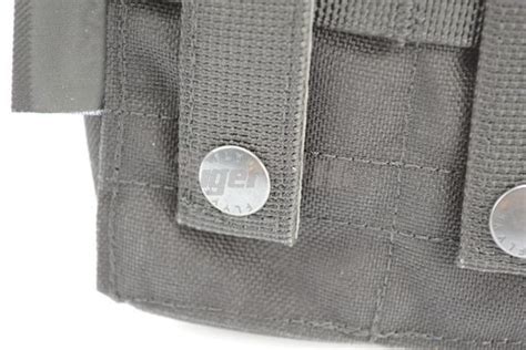 FLYYE Molle Double P90 UMP Magazine Pouch Black Airsoft Tiger111HK Area