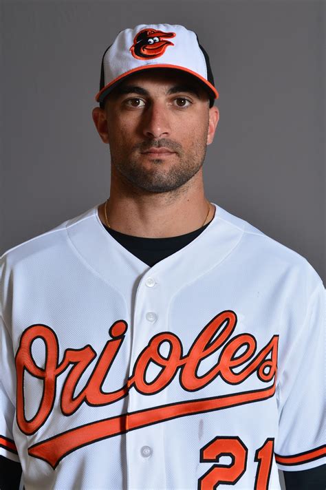 Nick Markakis Balances A Folding Chair On His Chin