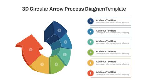 Circular Arrow Powerpoint Process Flow Template And Google Slides