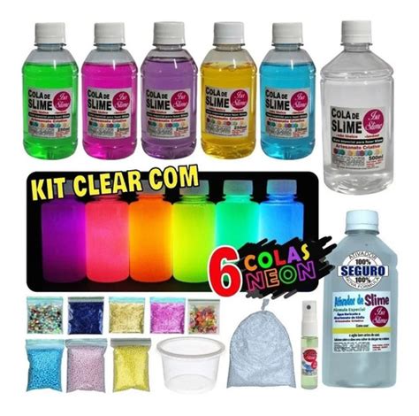 Kit P Fazer Slime Mega Isa Slime Completo Oferta Parcelamento Sem Juros