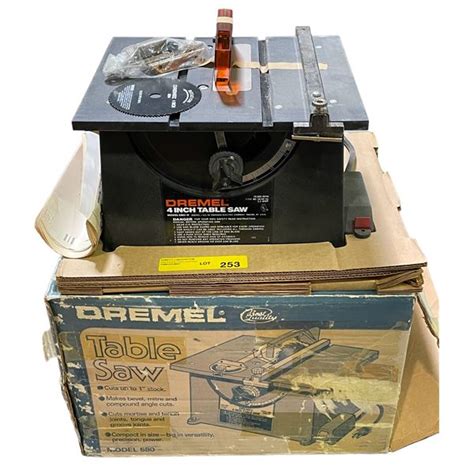 Dremel Model 580 4 10000 Rpm Table Saw In Original Box