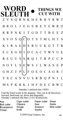 Word Sleuth Unlisted Clue Answer