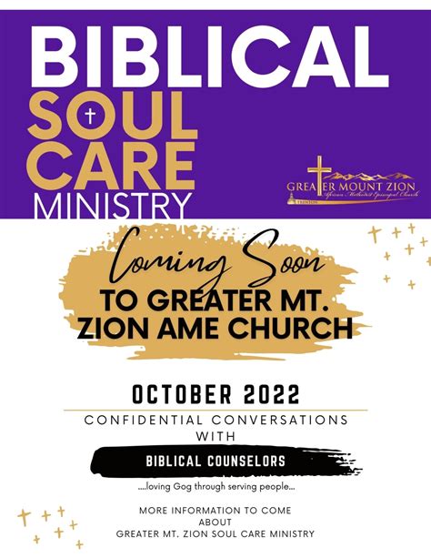 Upcoming Events Greater Mount Zion Ame