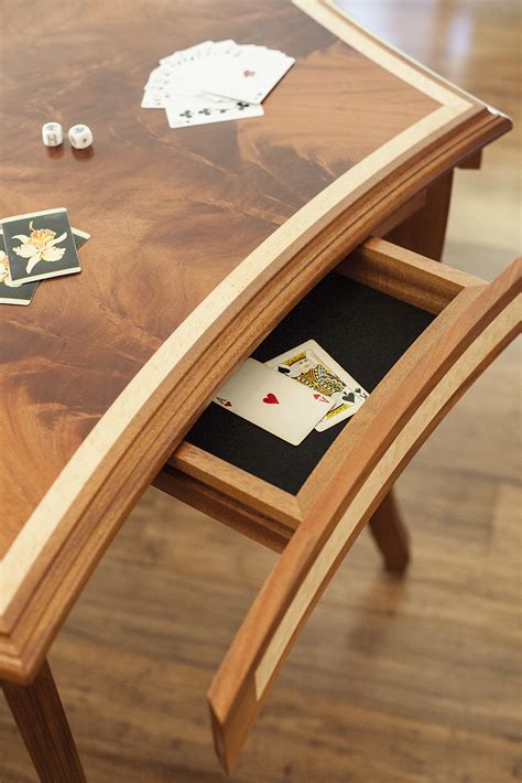 Bespoke Card Table A Dream Come True Finer Finishersfiner Finishers