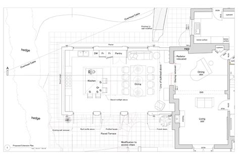 P Proposed Ground Extension Plan Rud Sawers Architects