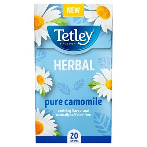 Tetley Herbal Pure Camomile 20 Tea Bags 30g Tesco Groceries