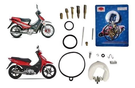 Kit Reparacion Carburador Gilera Smash Honda Biz Varias 110