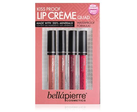 Bellápierre Cosmetics Kiss Proof Lip Crème Quad Au