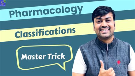 Pharmacology Classification Pharmacist Exam Preparation Pharma