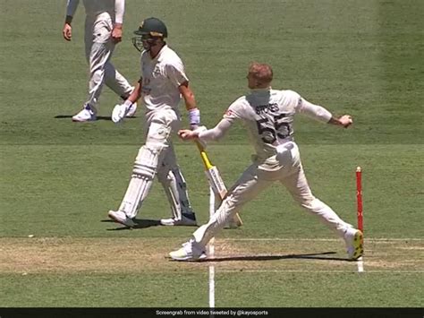 Controversy In 1st Ashes Test As Ben Stokes Oversteps 14 Times Gets Called For No Ball Only