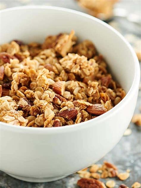 Vegan Granola Recipe Maple Pecan Granola W Coconut Oil