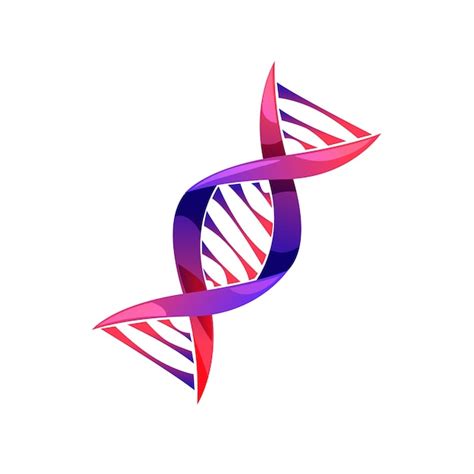 Premium Vector Dna Helix Icon Genetic Medicine Vector Sign