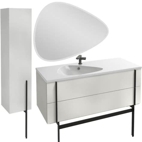 Meuble Lavabo Simple Vasque Cm Jacob Delafon Nouvelle Vague Blanc