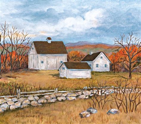 Colleen Eubanks Barn Painting Watercolor Paintings Canvas Painting