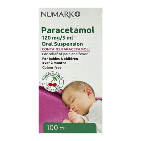 Numark Paracetamol 120mg5ml Oral Suspension 2 X 100ml Ebay