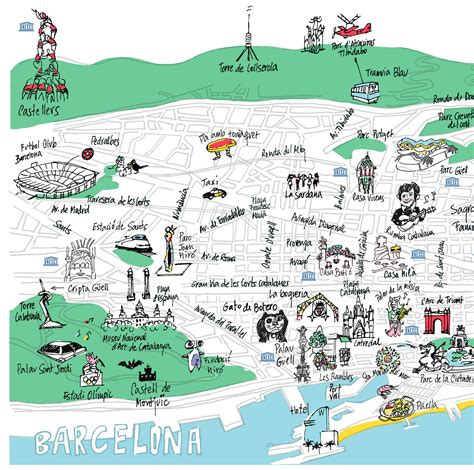 Barcelona Map - Vanesa Rovira