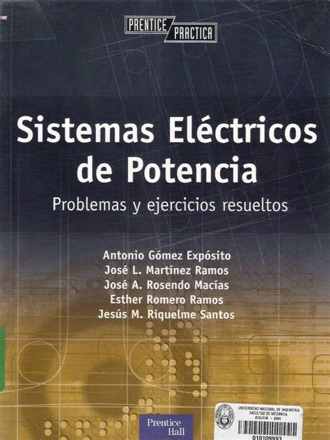 PDF Sistemas Eléctricos De Potencia Antonio Gómez 1ra Edición