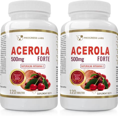 Acerola Forte Mg Naturalna Witamina C Tablet Opinie I Ceny Na