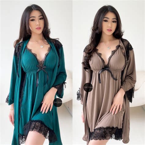 Jual Bf Label Lingerie Dress Kimono Belt Lingerie Sexy