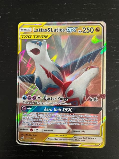 Pokemon Karte Latios Latias GX Kaufen Auf Ricardo