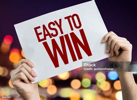 Easy To Win Stock Photo Download Image Now Advertisement Advice