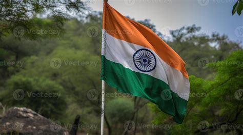 India Flag Flying, 23330199 Stock Photo at Vecteezy