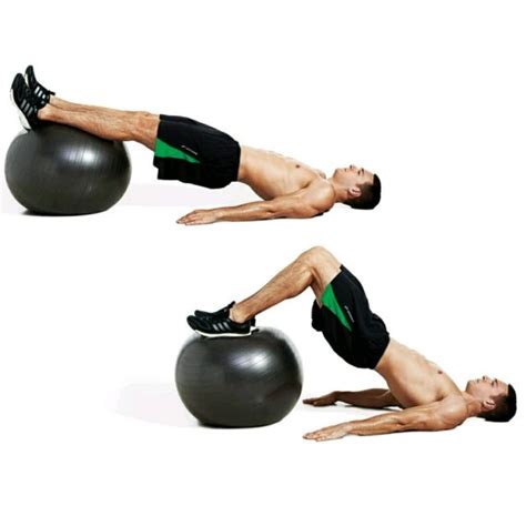 Stability Ball Hamstring Curl By Roxxang Franklin Exercise How To