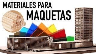 Materiales Para Hacer MAQUETAS DE ARQUITECTURA Doovi