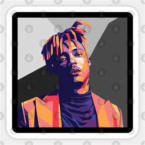 Juice Wrld Wpap Juice Wrld Grime Art Sticker Teepublic