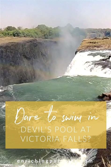 Hang off the edge of devil s pool at victoria falls enriching pursuits ...