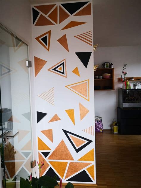 Accent Wall Diy Triangle Project Accent Wall Sweet Home Wall