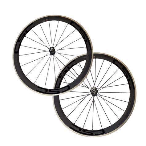 CSC 700C 25mm Width 50mm Depth Clincher Carbon Bike Wheels With Alloy