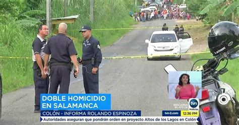 Se Reporta Doble Homicidio En Colón Provincias Tvn Panamá