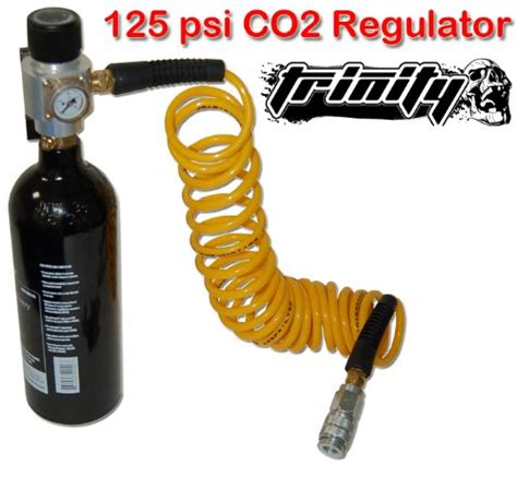 Trinity Co2 Regulator Kit with 20oz Tank for Air Tools, Portable Kit ...