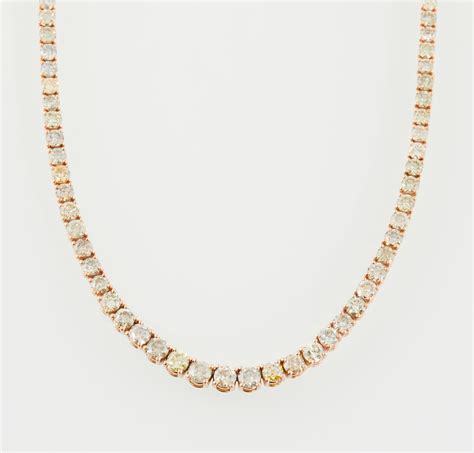 Collier Mit Tlw Behandelten Brillanten Zus Ca Ct Diamonds Only